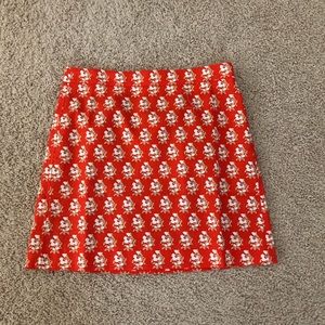 J.Crew Blockprints Mini Skirt